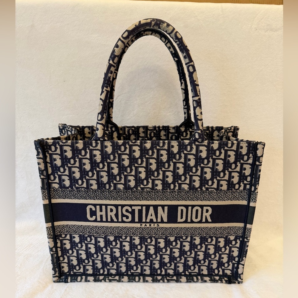 Christian Dior Book Tote Oblique Canvas Medium